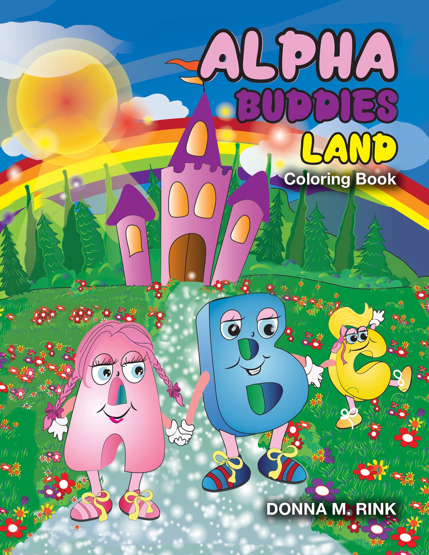 Alpha Buddies Land Coloring Book